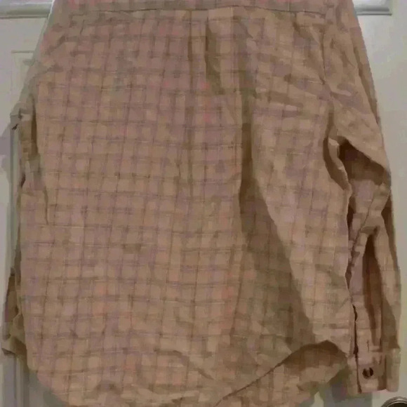 Pink Roberta Roller Rabbit Plaid top size Large - Picture 12 of 13